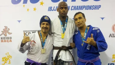 Grey Wolf at a Brazilian Jiu Jitsu competition